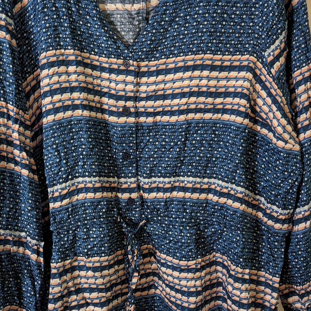 Lane Bryant peplum top/blouse size 22 - Picture 9 of 9